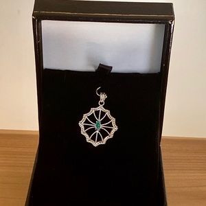 COPY - Plat. Plated over Silver Marquise Emerald …